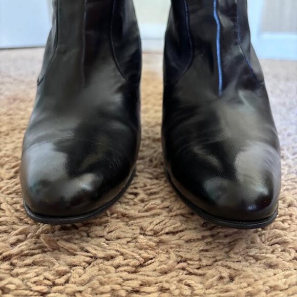 Cole Haan Nydia Tall Stretch Leather Boots Black Sz 10M/10B - Picture 15 of 16